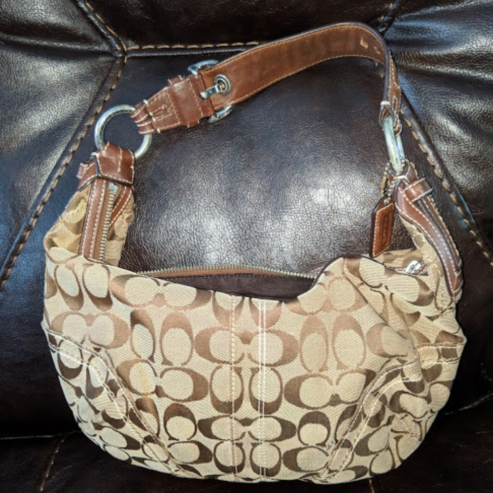 Signature Brown Coach Bag